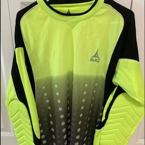 SELECT Player’s Choice GOALKEEPER JERSEY. Neon Yellow Sz: M NWOT